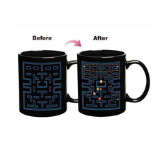 Load image into Gallery viewer, 330ml Creative Color Changing Mug Gluttonous Snake game Heat Sensitive Cup Ceramic Drinkware For Tea Milk Coffee Mugs
